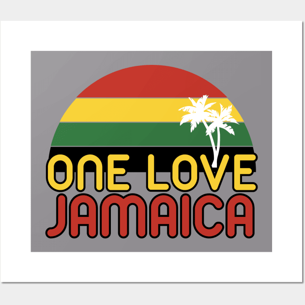 Jamaica One Love Wall Art by blackartmattersshop